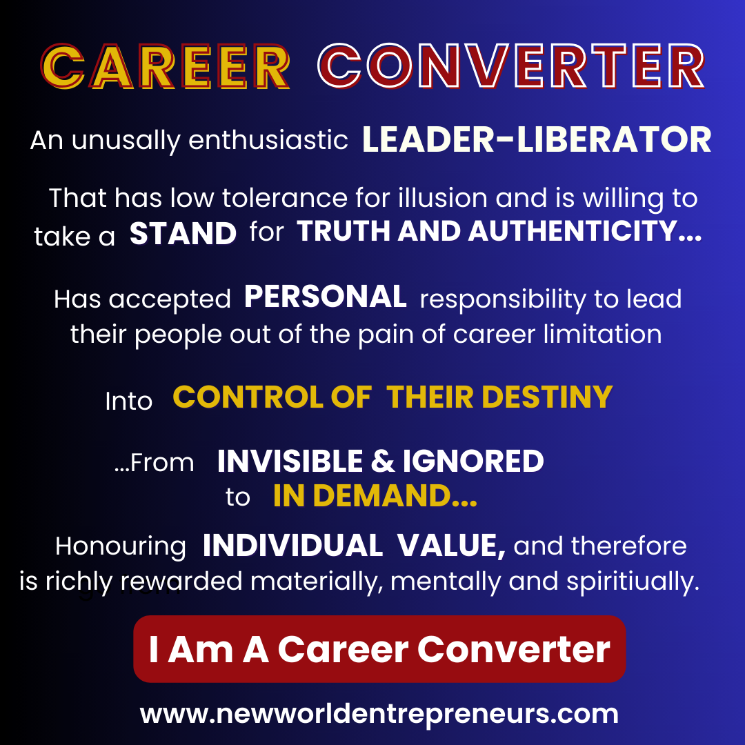 Career Converter Manifesto